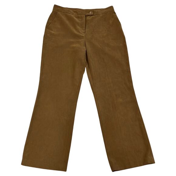 COLDWATER CREEK Brown Straight leg Dress Pants Trousers Size 12 - Picture 1 of 9
